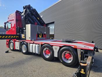 Scania R650 V8 8x4 / HMF 9520 + JIB + WINCH / 140.000 kg GCW